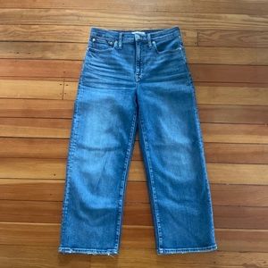 Madewell Slim Wide-leg Crop Jeans